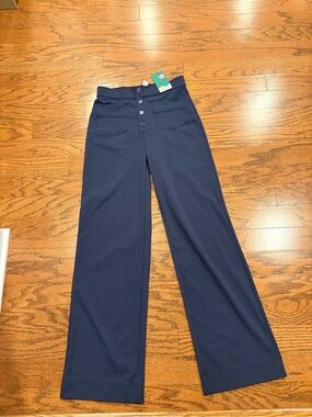 HALARA DayStretch High Waisted Straight Leg Yoga Stretch Pants NWT Medium Navy